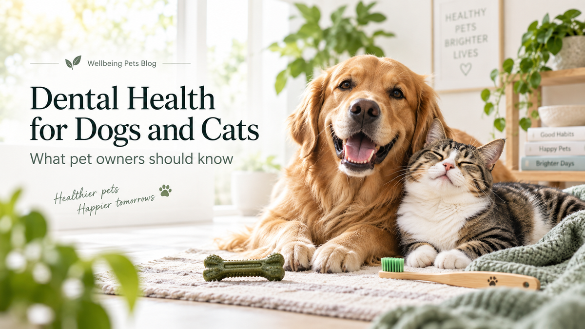 Dental Health for Dogs and Cats - Wellbeing Pets Blog