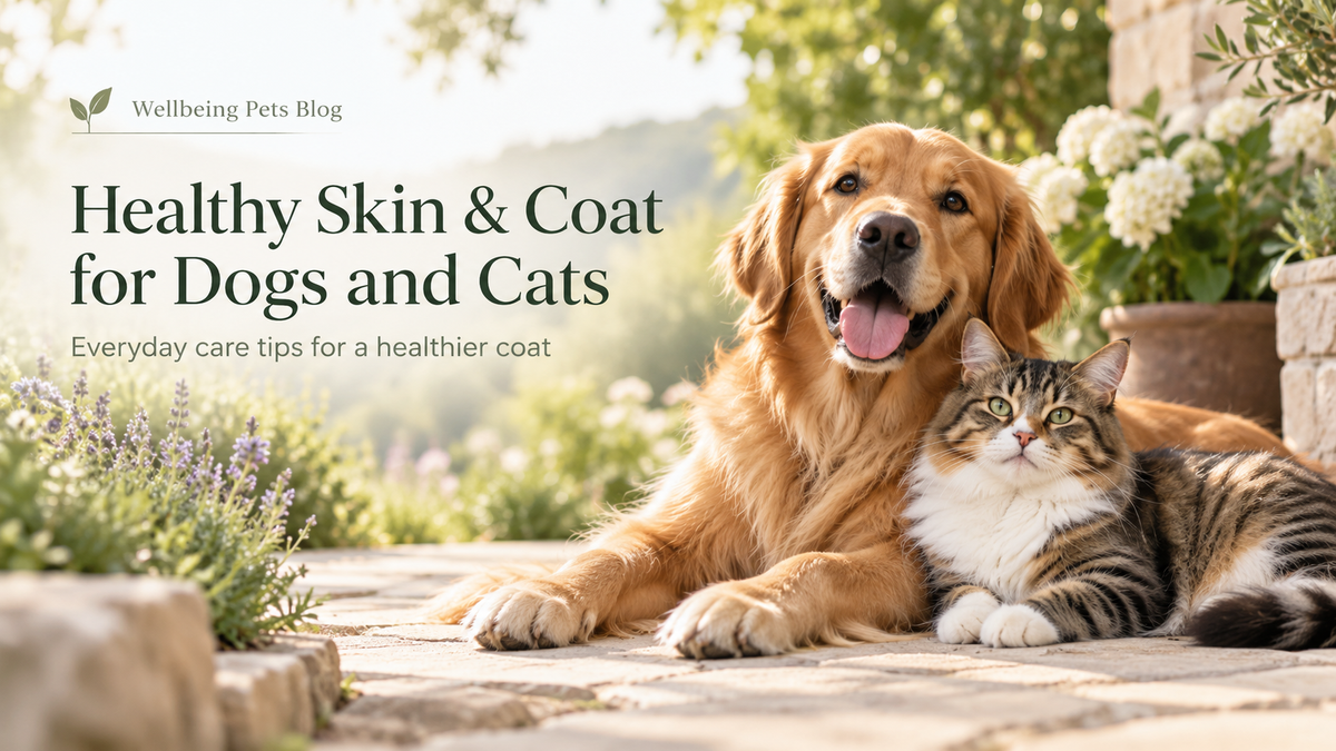 Healthy Skin and Coat for Dogs and Cats - Wellbeing Pets Blog