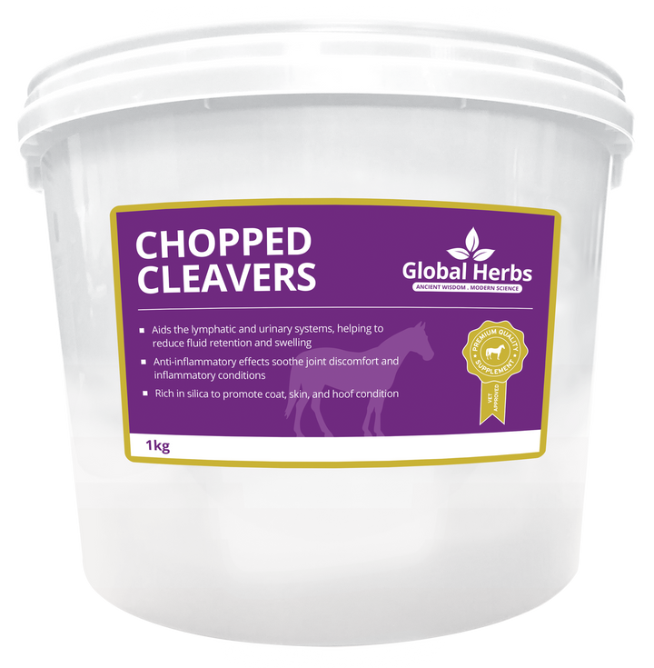 Global Herbs Chopped Cleavers for Horses