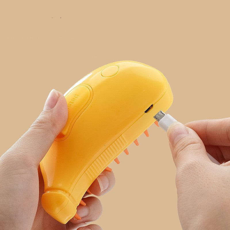 3-in-1 Steam Grooming Brush for Dogs & Cats product image
