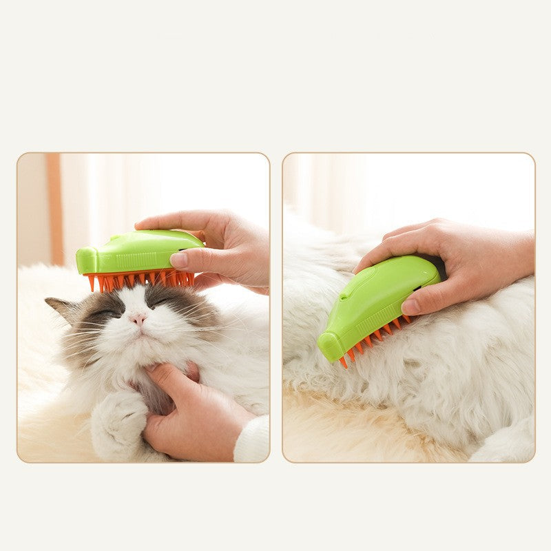 3-in-1 Steam Grooming Brush for Dogs & Cats product image