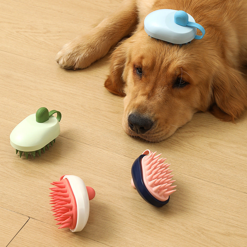 Soft Silicone Bath & Grooming Brush for Dogs & Cats product image