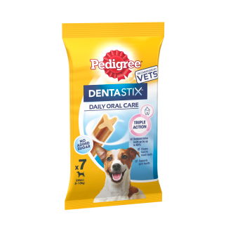 10 x Pedigree Dentastix Small Dog Dental Chews 7 Stick 110Gm product image