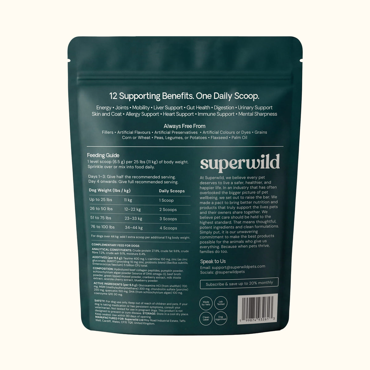 Super Everyday Daily Wellness Powder for Dogs by Superwild – image 11