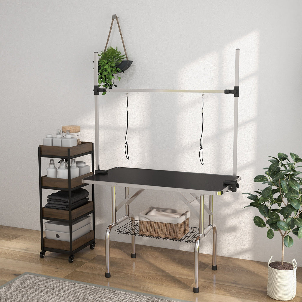 PawHut Adjustable Pet Grooming Table | 107cm product image