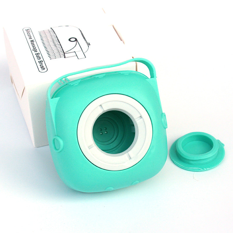 Silicone Shampoo-Dispensing Bath Brush for Dogs & Cats product image