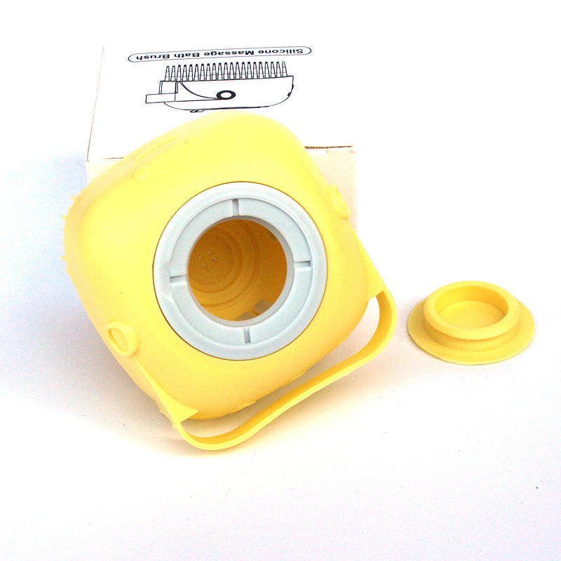 Silicone Shampoo-Dispensing Bath Brush for Dogs & Cats product image