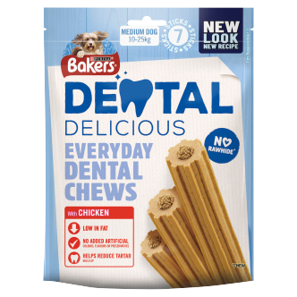 6 x Bakers Dental Medium Chicken 200G product image