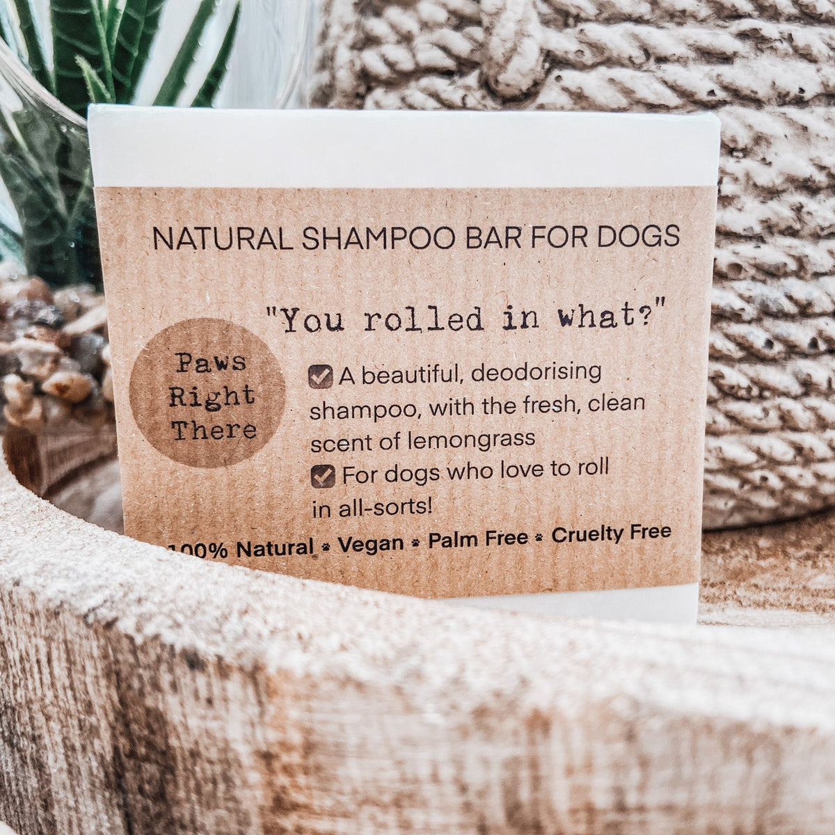 You Rolled in What?! Natural Deodorising Dog Shampoo Bar – 80g product image