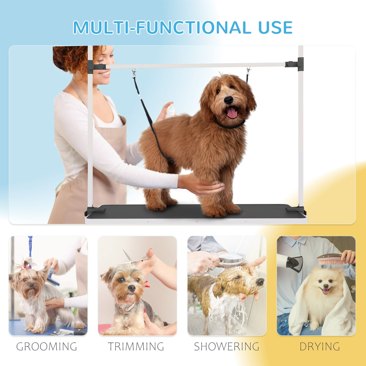 PawHut Adjustable Pet Grooming Table | 107cm product image