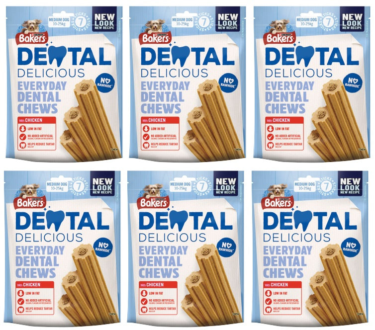 6 x Bakers Dental Medium Chicken 200G product image