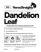 Dandelion Leaf for Horses | Chopped Herb - image 3 - Wellbeing Pets