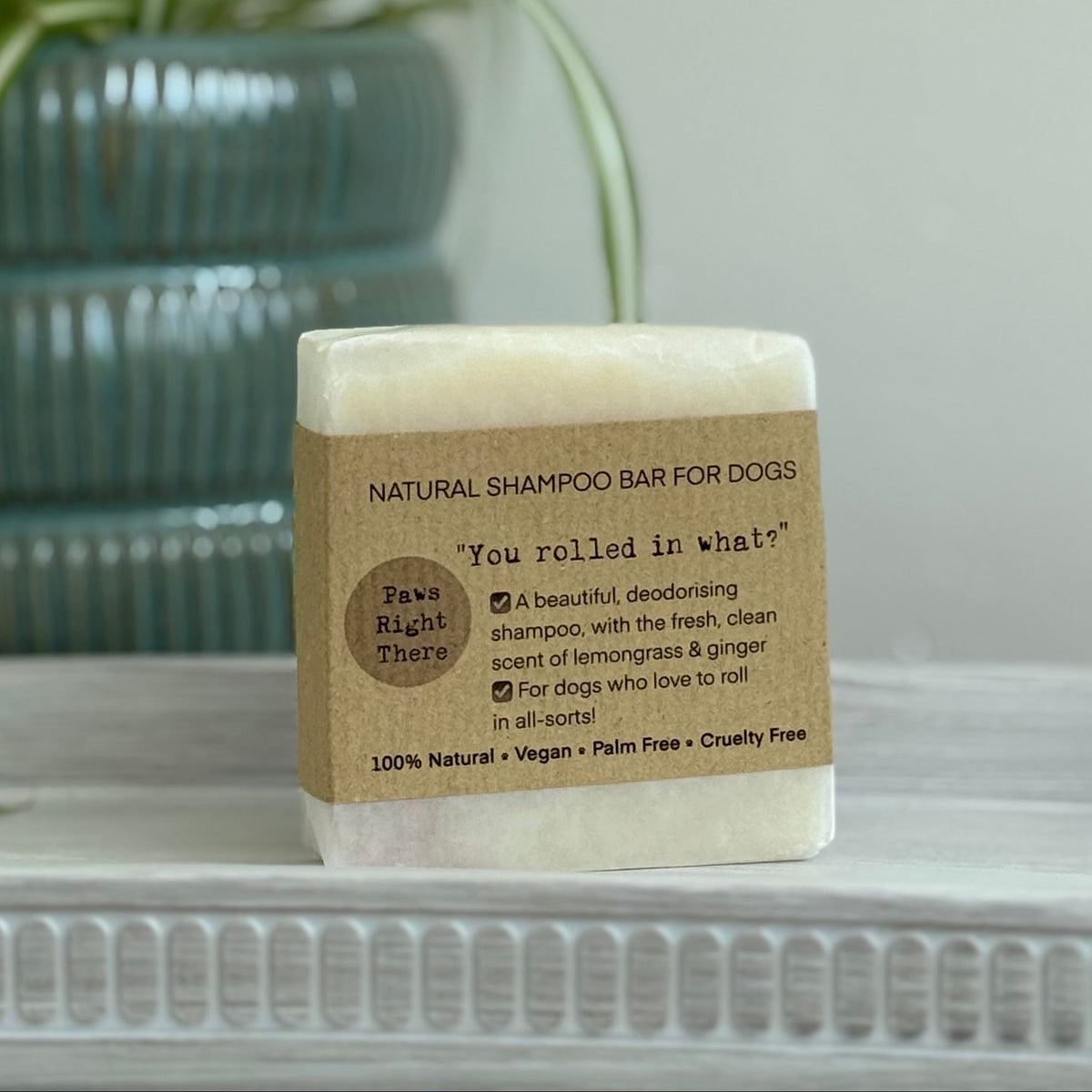 You Rolled in What?! Natural Deodorising Dog Shampoo Bar – 80g product image