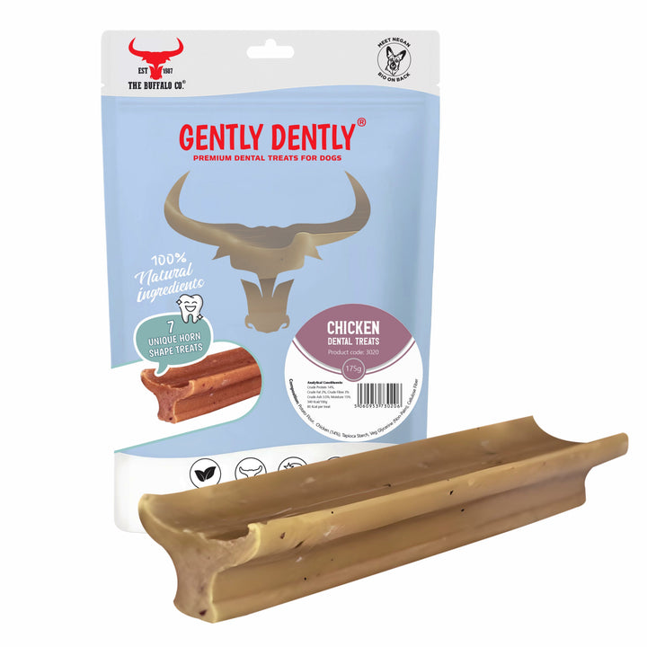 Gently Dently Chicken Dental Treats for Dogs | 175g