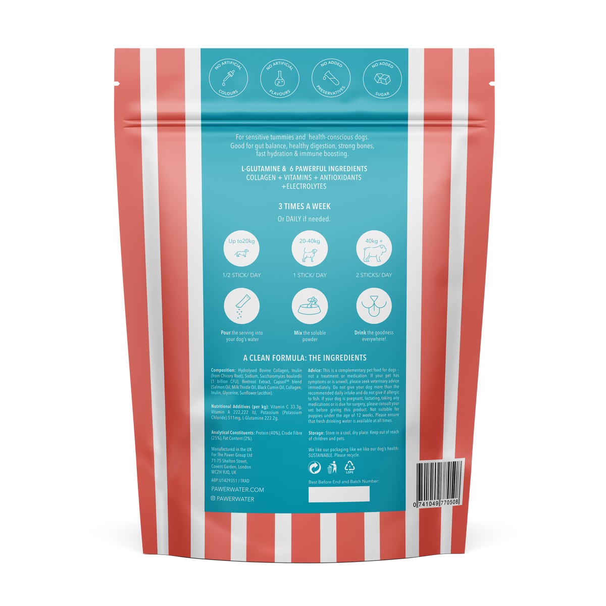 Pawer Water Gut Support | 5 Sticks by Pawer Water – image 4