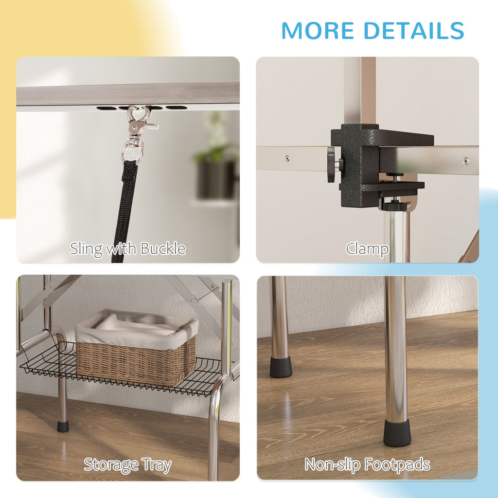 PawHut Adjustable Pet Grooming Table | 107cm product image