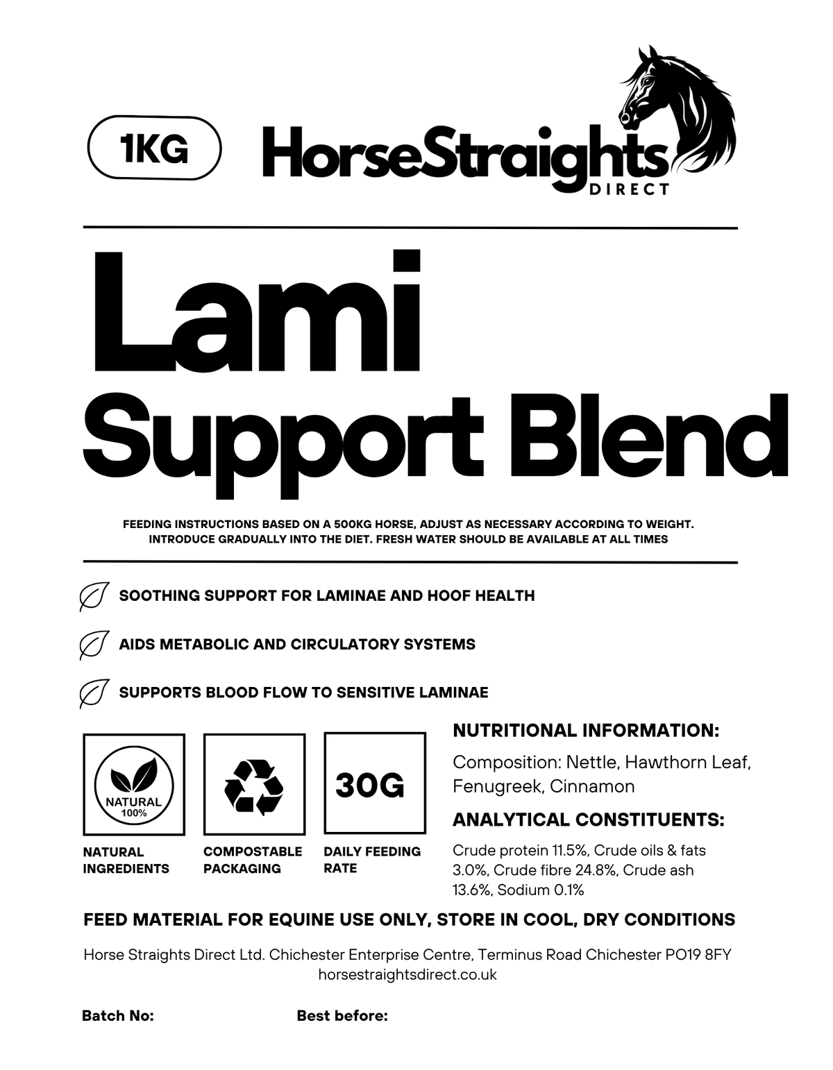 Lami Support Blend for Horses - image 3 - Wellbeing Pets