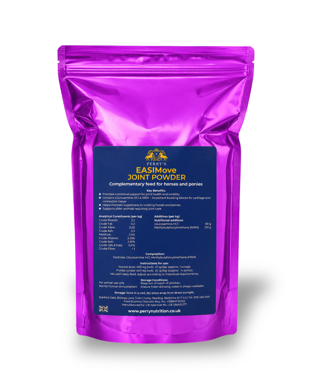 Perry Nutrition EASIMove Joint Powder for Horses
