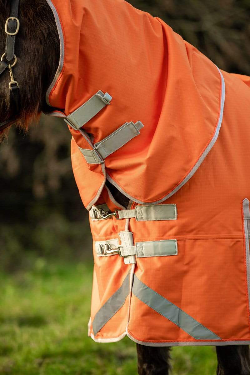 50g Detachable Neck Turnout Rug - Orange