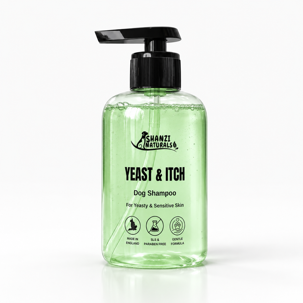 Yeast & Itch Shampoo for Dogs by Shanzi Naturals