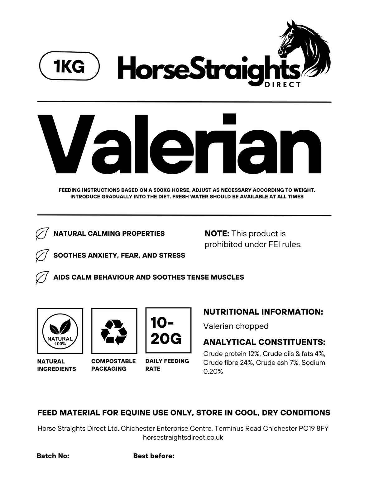Valerian for Horses - image 3 - Wellbeing Pets