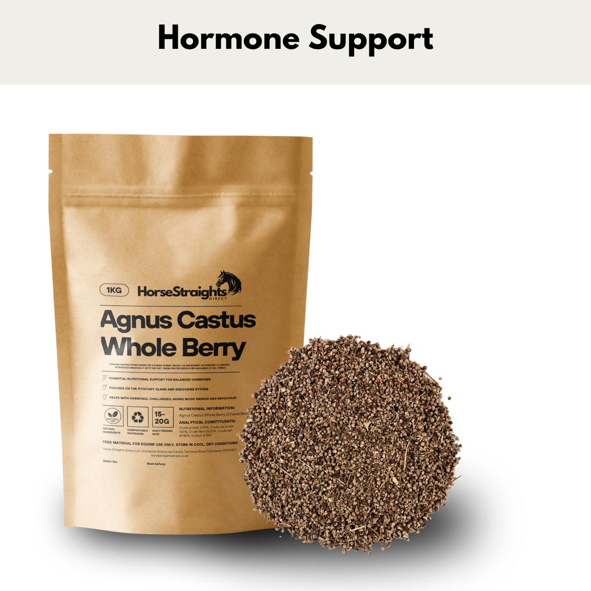 Agnus Castus for Horses | Whole Chaste Tree Berry