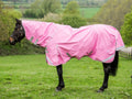50g Detachable Neck Turnout Rug - Baby Pink