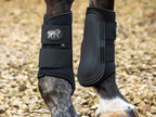 Double Locking Brushing Boots - Black - image 4 - Wellbeing Pets
