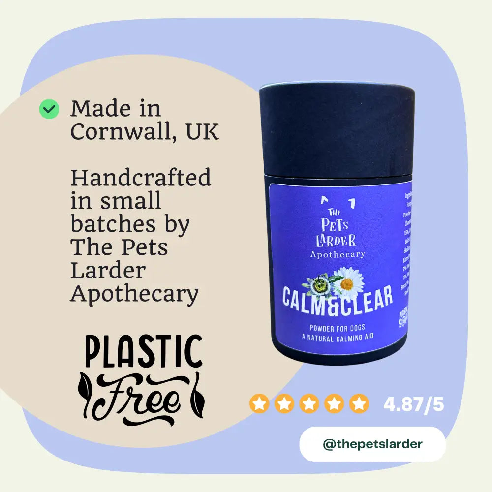 Calm & Clear Herbal Calming Powder for Dogs by The Pets Larder – image 9