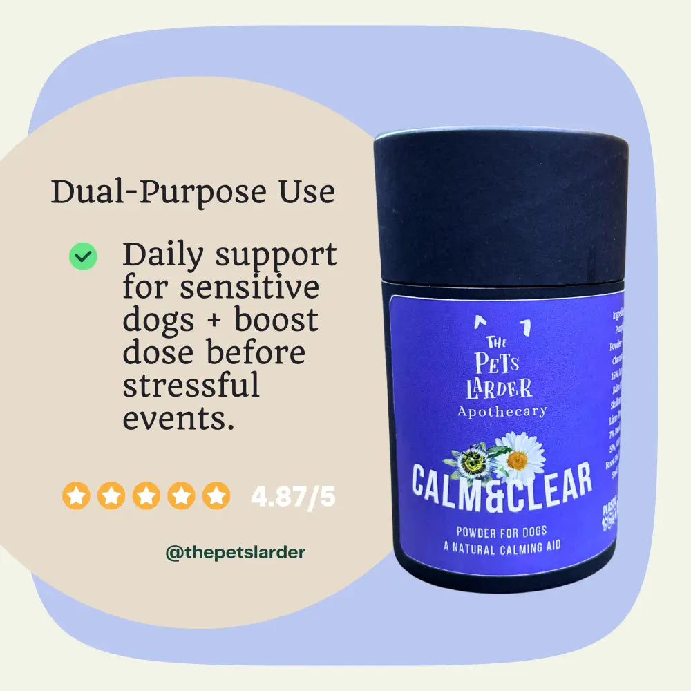 Calm & Clear Herbal Calming Powder for Dogs by The Pets Larder – image 6