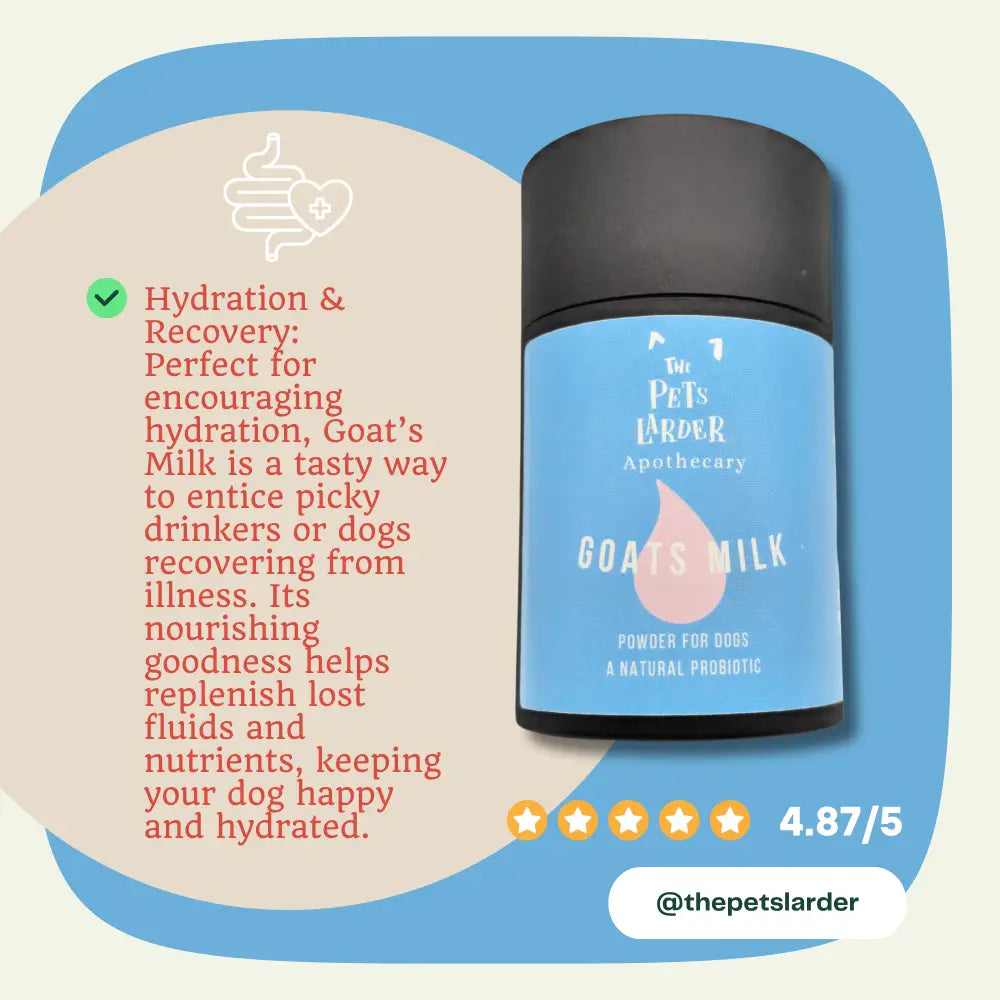 Goat's Milk Powder for Dogs | Digestive Support by The Pets Larder – image 3