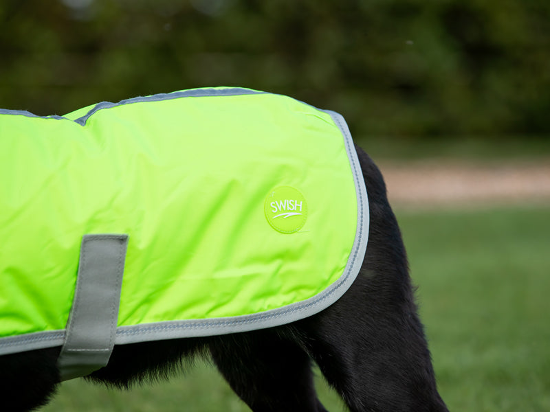 Classic Waterproof Dog Coat 240g - High Viz Yellow
