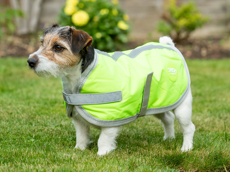 Classic Waterproof Dog Coat 240g - High Viz Yellow