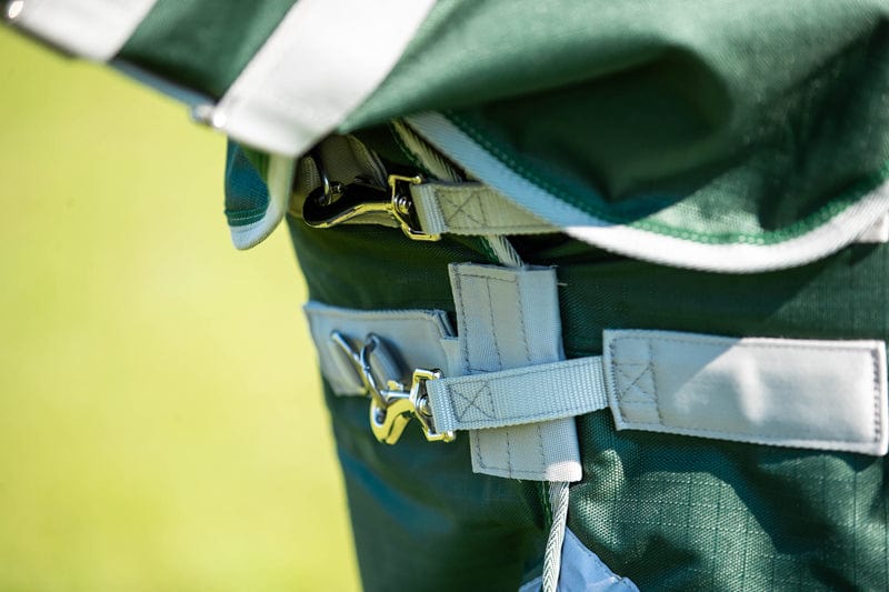 50g Detachable Neck Turnout Rug - Hunter Green