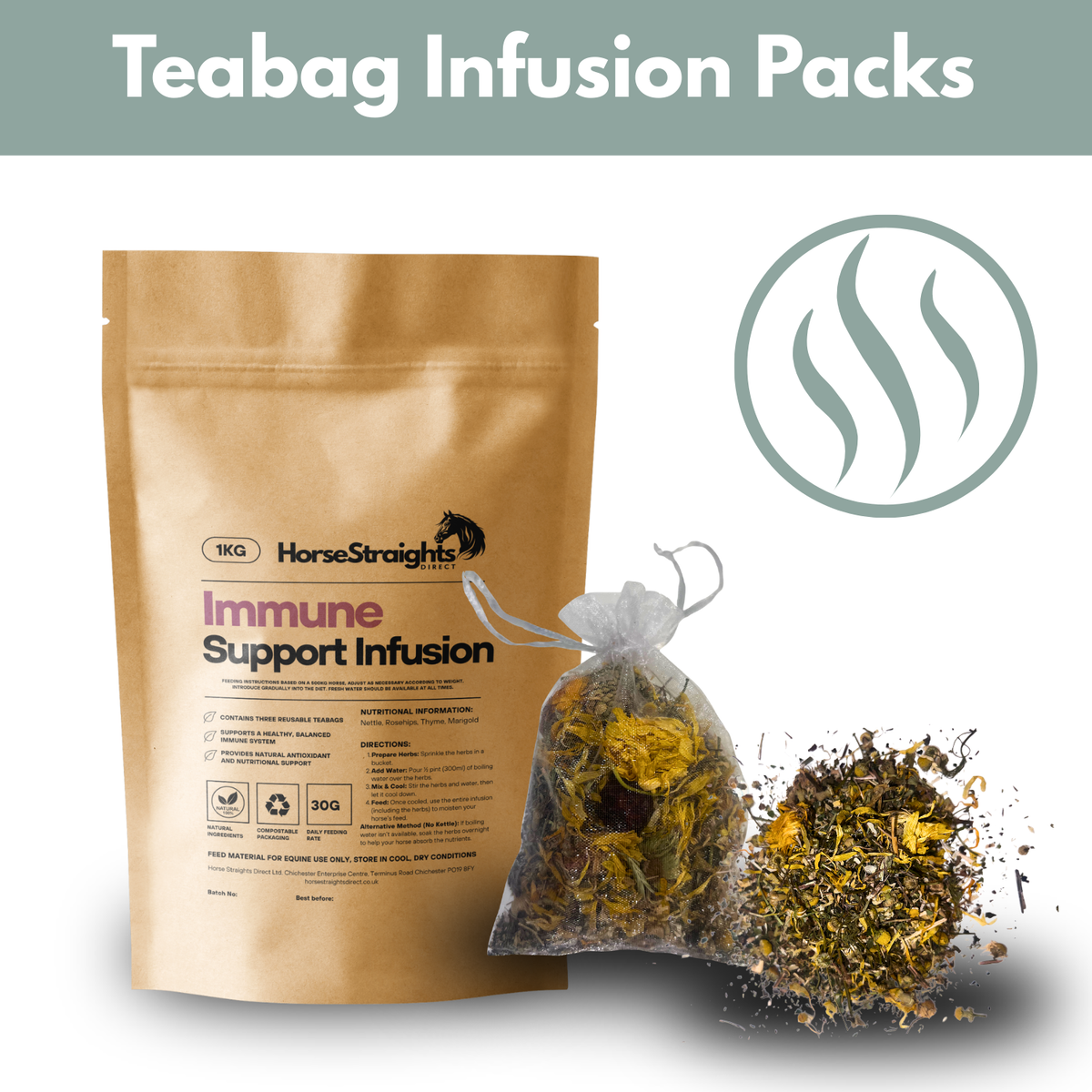 Immune Support Infusion for Horses - Wellbeing Pets