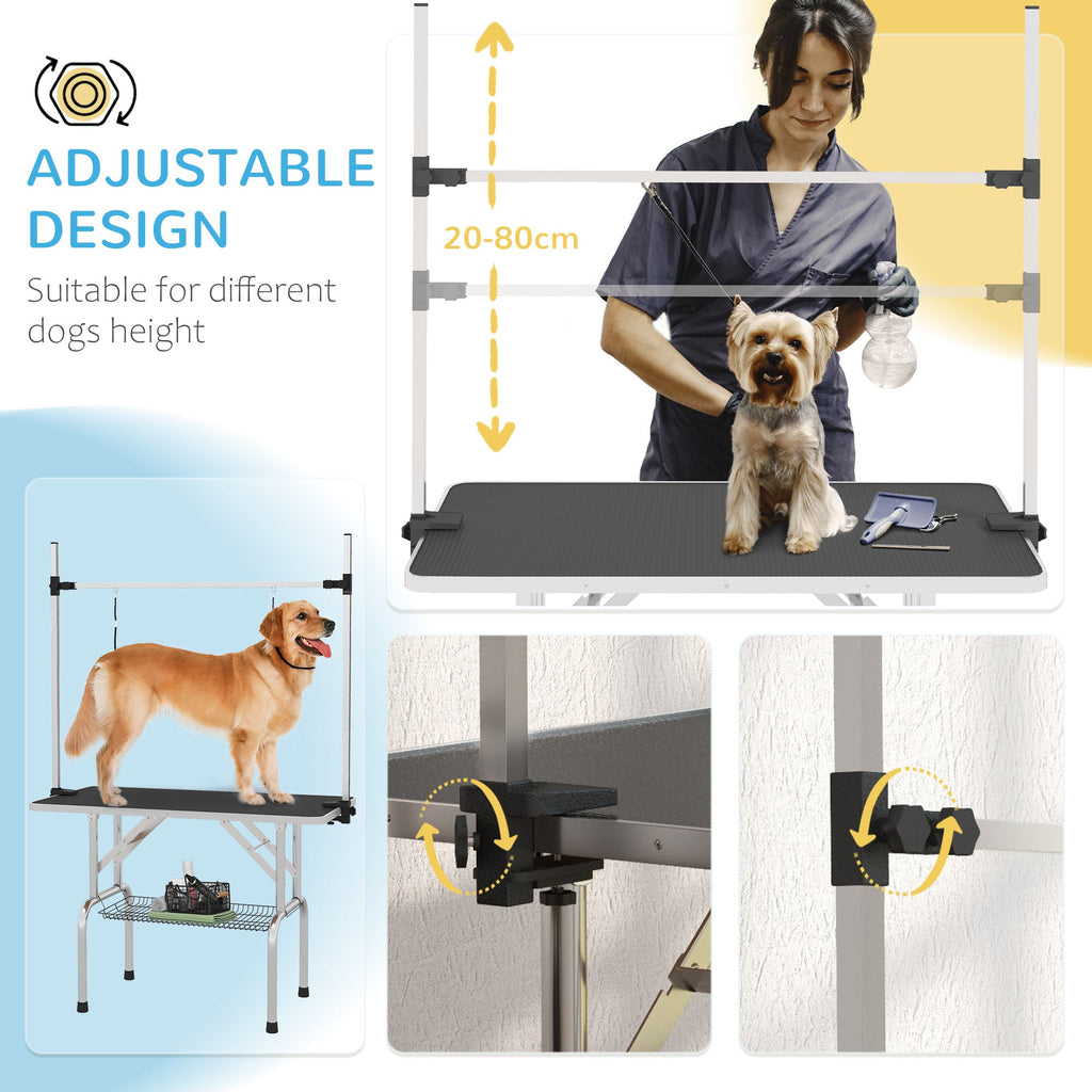 PawHut Adjustable Pet Grooming Table | 107cm product image