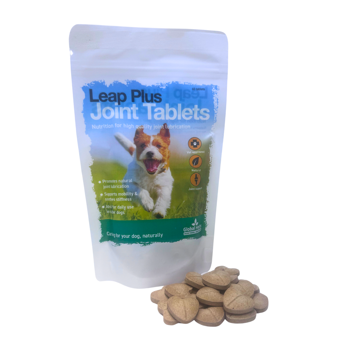 Global Herbs Leap Plus Joint Tablets for Dogs | 60 Tablets by Global Herbs (Europe) Ltd – image 1