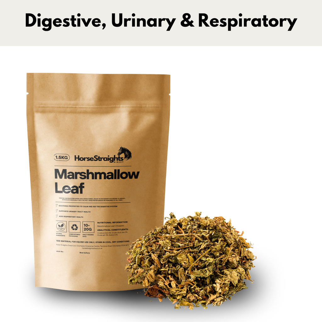 Marshmallow Leaf for Horses | Chopped Herb - Wellbeing Pets