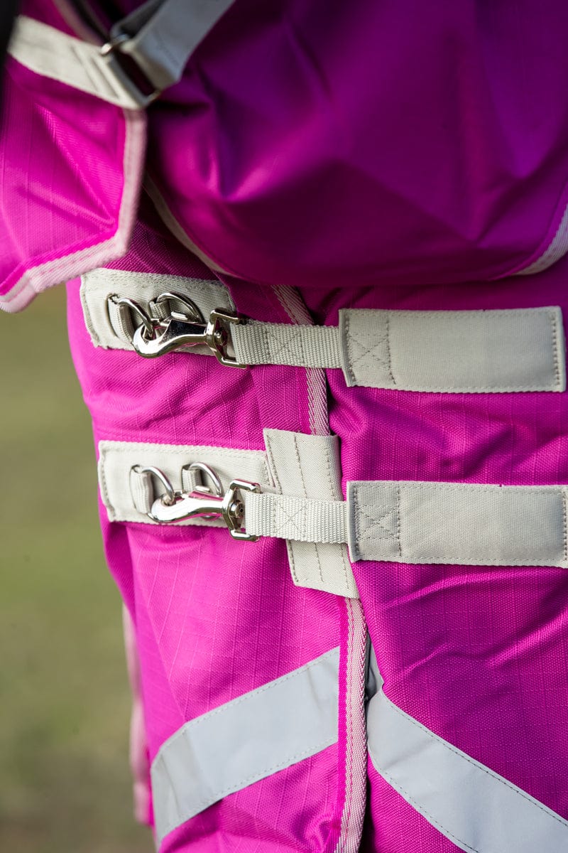 50g Detachable Neck Turnout Rug - Mulberry