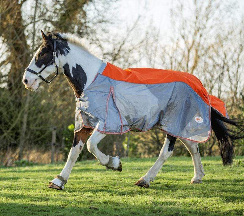 Fly Turnout Combination Rug - Orange