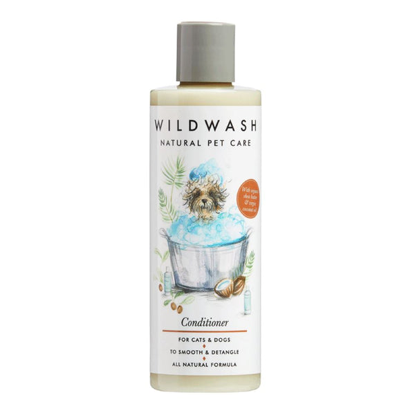 WildWash Conditioner for Dogs, Shea Butter & Coconut Oil, 250ml