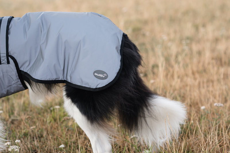 Luxe Waterproof Dog Coat 0g - Reflective Silver