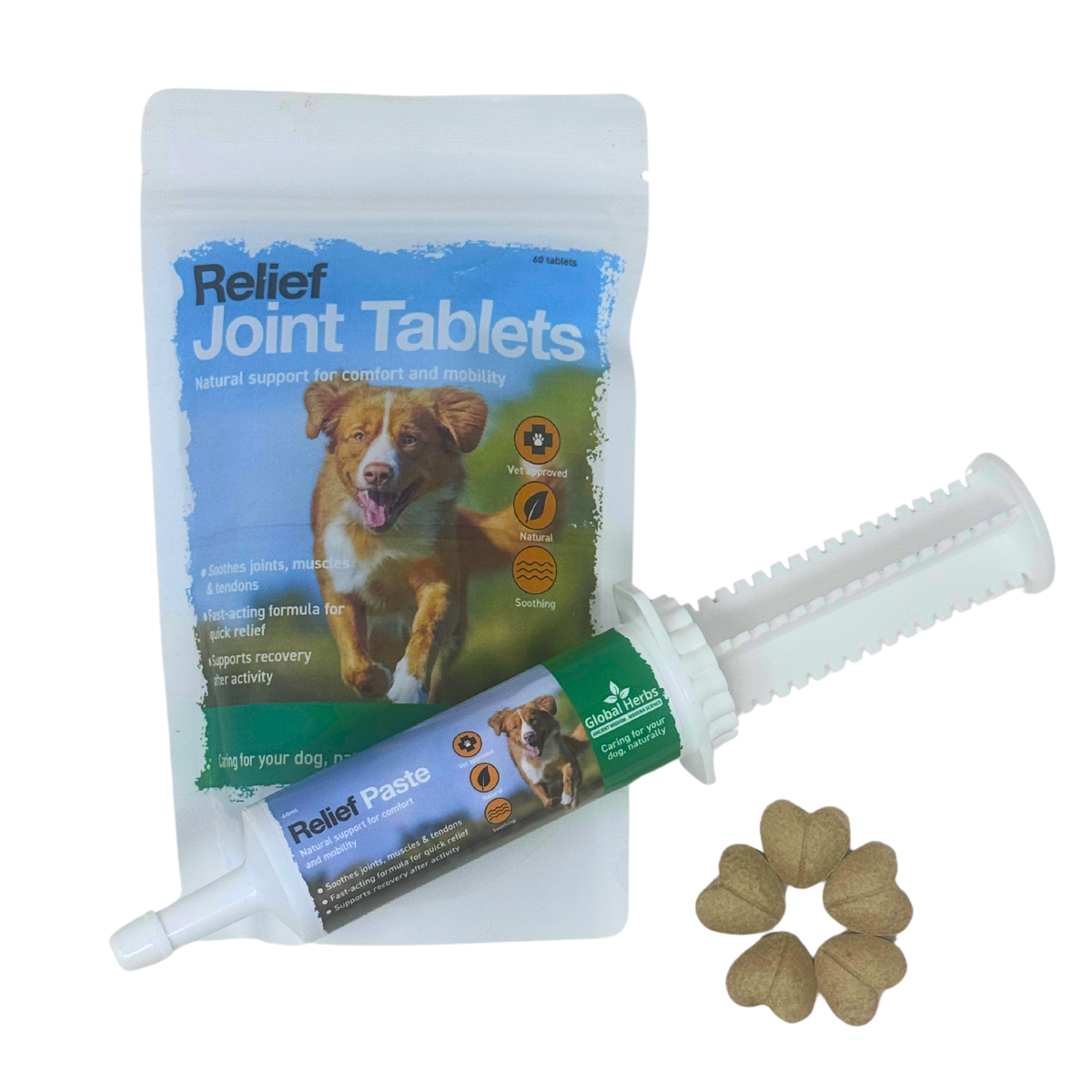 Global Herbs Relief Tablets for Dogs | 60 Tablets by Global Herbs (Europe) Ltd – image 3