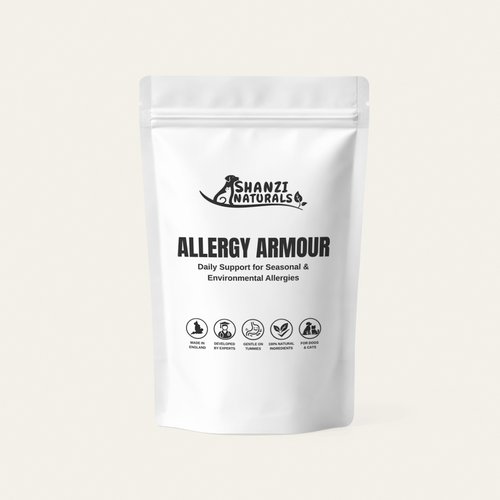 Allergy Armour Powder for Dogs & Cats | Skin & Seasonal Support by Shanzi Naturals