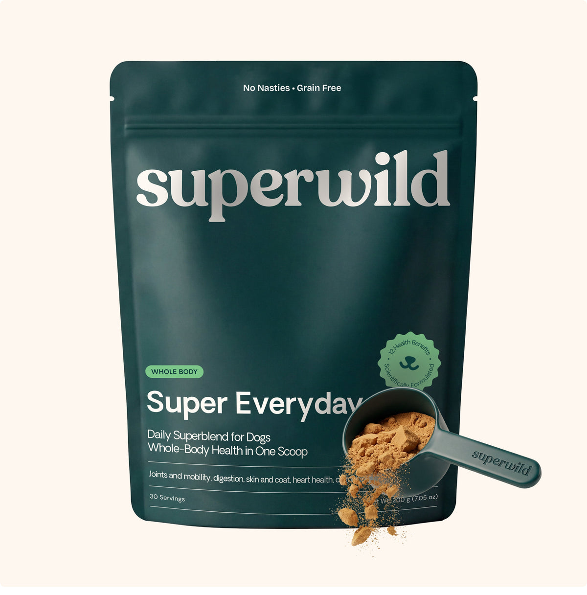 Super Everyday Daily Wellness Powder for Dogs by Superwild – image 1
