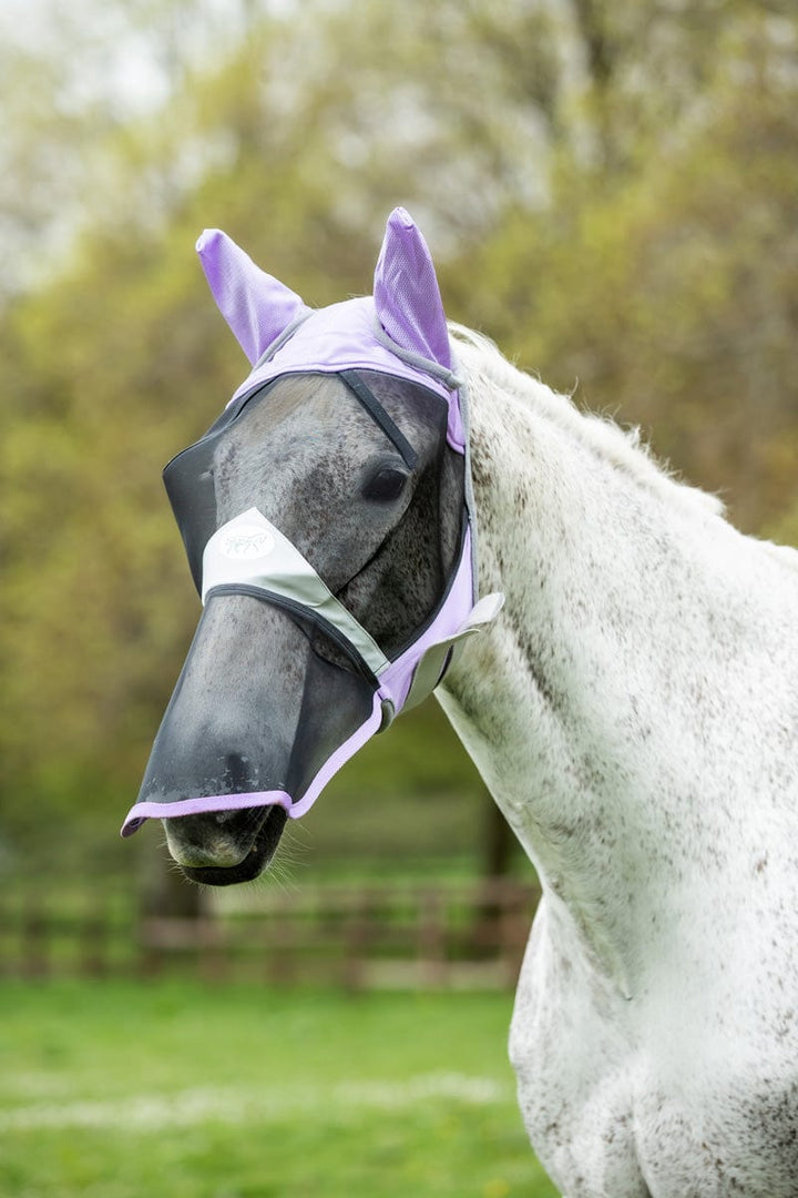 Horse Fly Mask With Nose - Vio