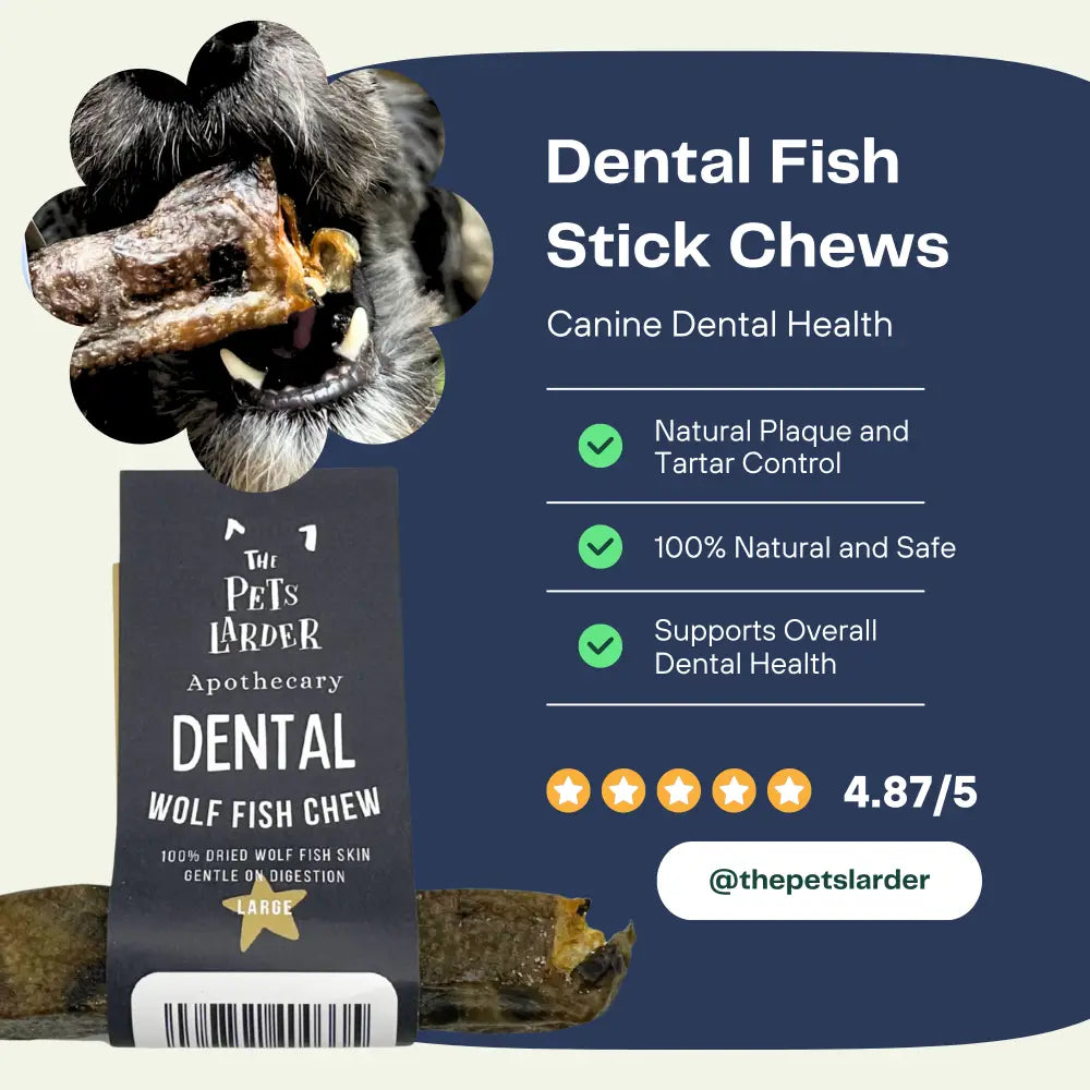 Wolf Fish Stick Chew for Dogs by The Pets Larder – image 2